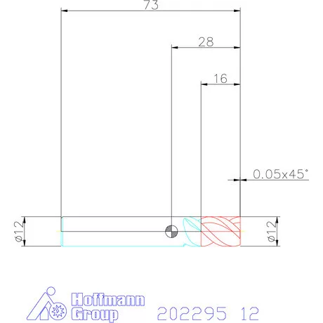 Garant Garant Master Steel VHM mini-maró HPC 12 mm