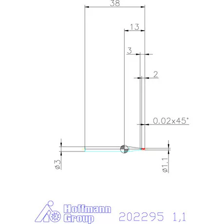 Garant Garant Master Steel VHM mini-maró HPC 1,1 mm
