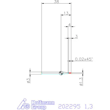Garant Garant Master Steel VHM mini-maró HPC 1,3 mm