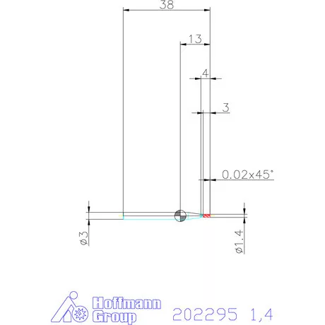 Garant Garant Master Steel VHM mini-maró HPC 1,4 mm