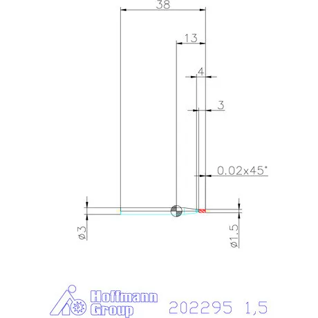 Garant Garant Master Steel VHM mini-maró HPC 1,5 mm