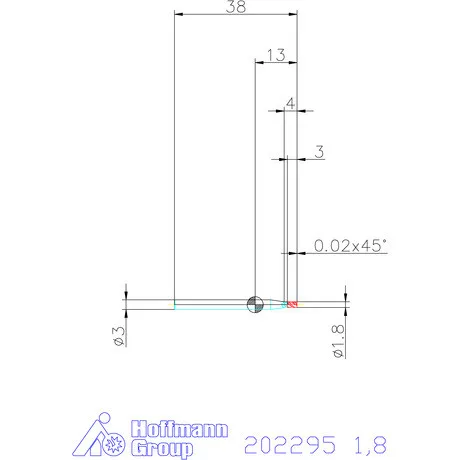 Garant Garant Master Steel VHM mini-maró HPC 1,8 mm