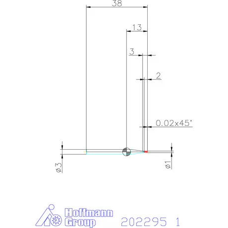 Garant Garant Master Steel VHM mini-maró HPC 1 mm
