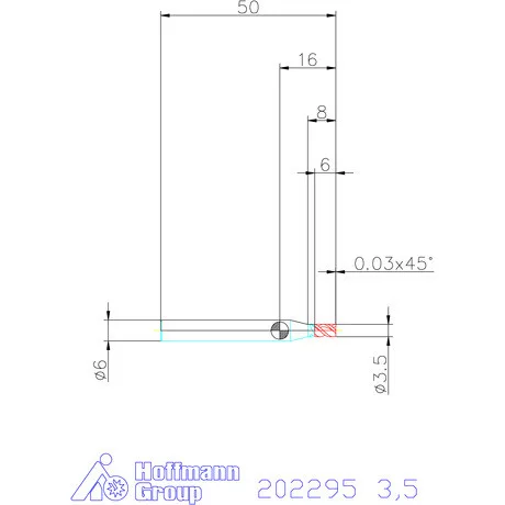 Garant Garant Master Steel VHM mini-maró HPC 3,5 mm