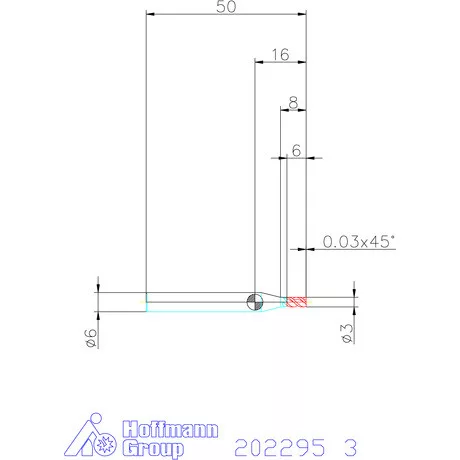 Garant Garant Master Steel VHM mini-maró HPC 3 mm