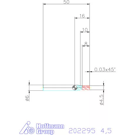 Garant Garant Master Steel VHM mini-maró HPC 4,5 mm