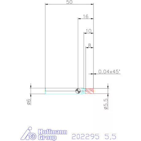 Garant Garant Master Steel VHM mini-maró HPC 5,5 mm