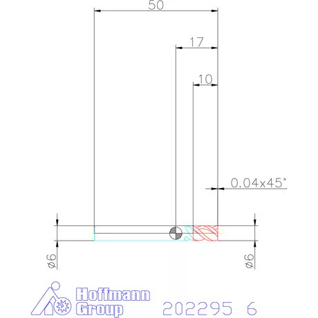 Garant Garant Master Steel VHM mini-maró HPC 6 mm