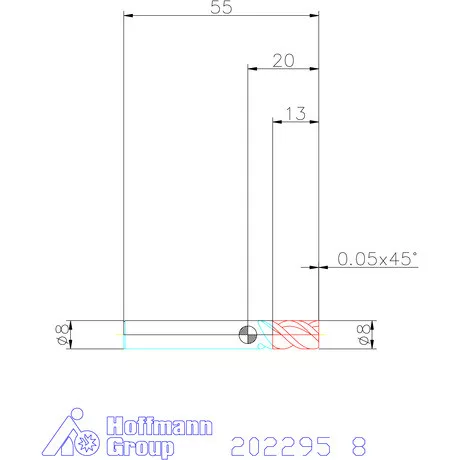Garant Garant Master Steel VHM mini-maró HPC 8 mm