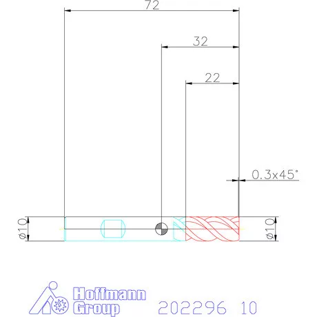 Holex VHM maró 10 mm