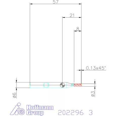 Holex VHM maró 3 mm
