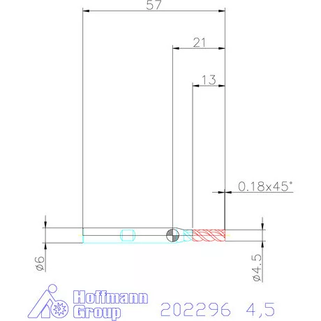 Holex VHM maró 4,5 mm