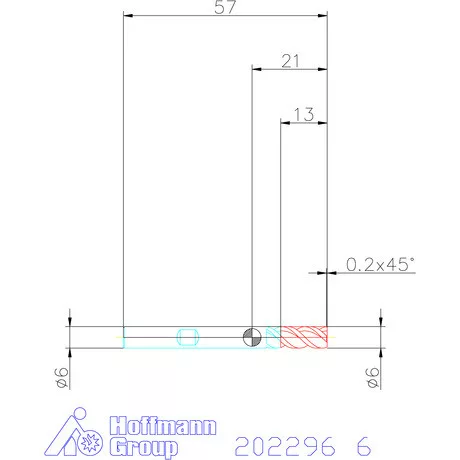 Holex VHM maró 6 mm