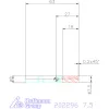 Holex VHM maró 7,5 mm