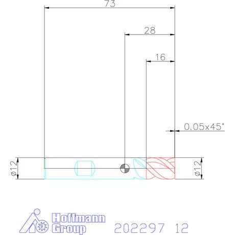 Garant Garant Master Steel VHM mini-maró HPC 12 mm