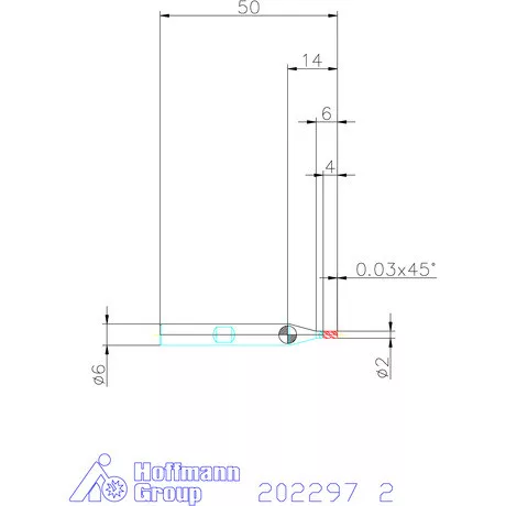 Garant Garant Master Steel VHM mini-maró HPC 2 mm