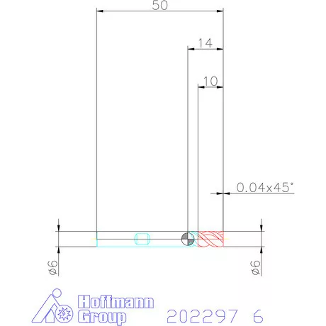 Garant Garant Master Steel VHM mini-maró HPC 6 mm