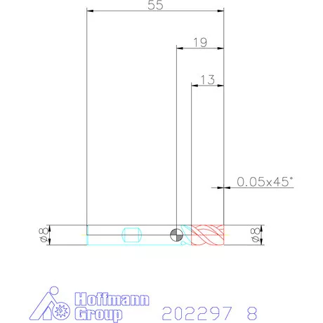 Garant Garant Master Steel VHM mini-maró HPC 8 mm