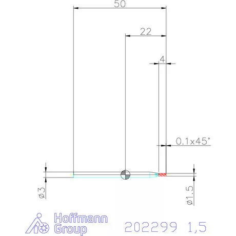 Holex VHM maró 1,5 mm