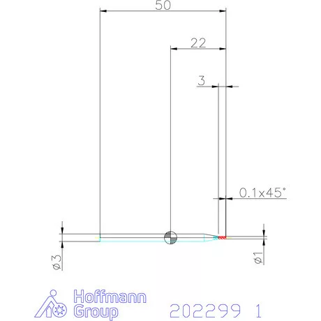 Holex VHM maró 1 mm