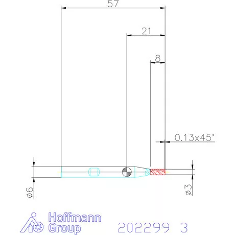 Holex VHM maró 3 mm