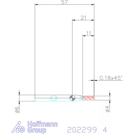 Holex VHM maró 4 mm