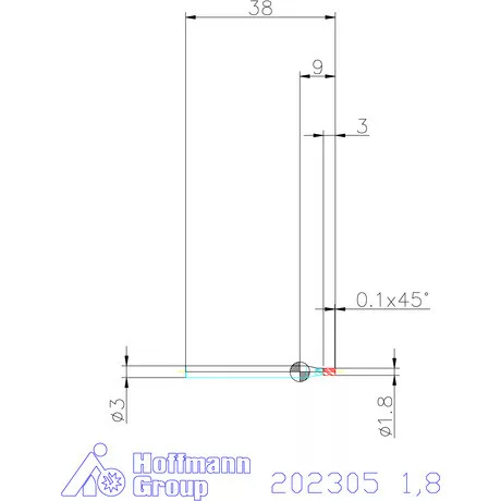 Garant VHM maró 1,8 mm