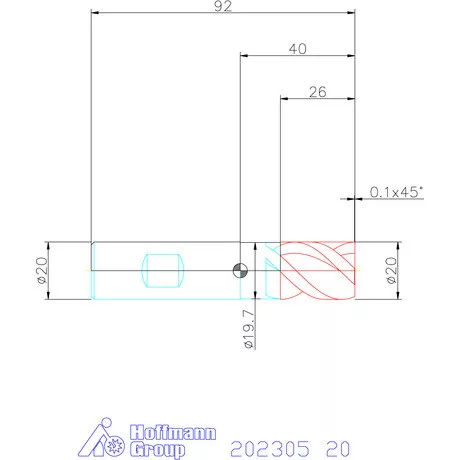 Garant VHM maró 20 mm