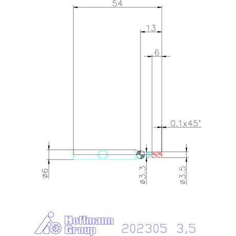 Garant VHM maró 3,5 mm