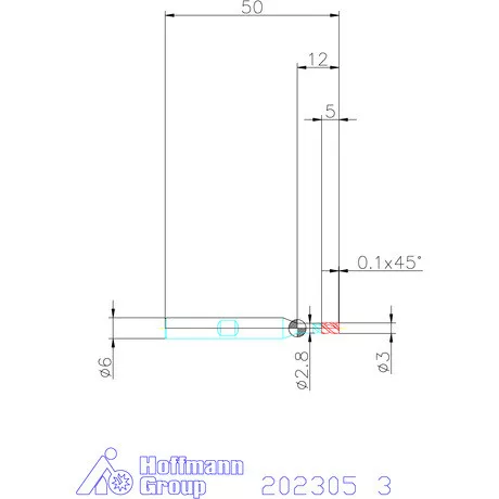 Garant VHM maró 3 mm