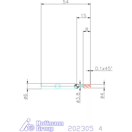 Garant VHM maró 4 mm