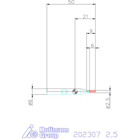 Holex VHM maró 2,5 mm