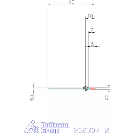 Holex VHM maró 2 mm