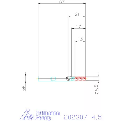 Holex VHM maró 4,5 mm