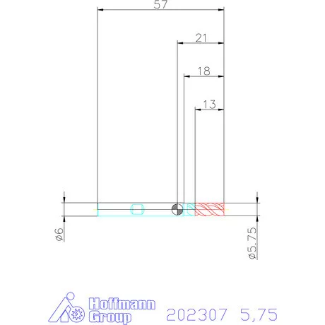Holex VHM maró 5,75 mm