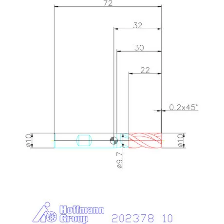 Holex Holex Pro INOX VHM maró HPC 10 mm