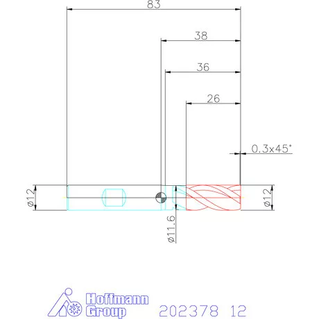 Holex Holex Pro INOX VHM maró HPC 12 mm