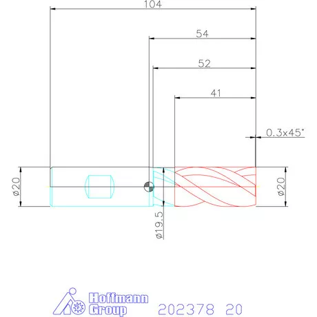 Holex Holex Pro INOX VHM maró HPC 20 mm