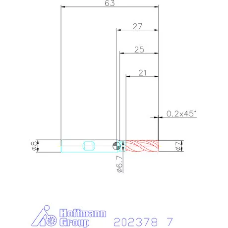 Holex Holex Pro INOX VHM maró HPC 7 mm