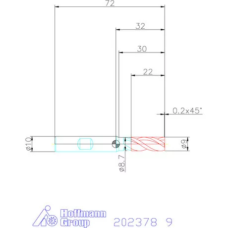 Holex Holex Pro INOX VHM maró HPC 9 mm