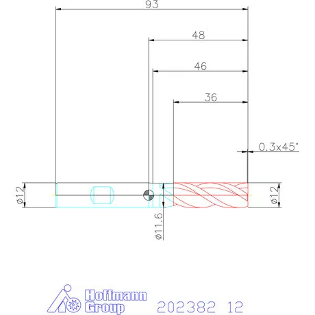 Holex Holex Pro INOX VHM maró HPC 12 mm