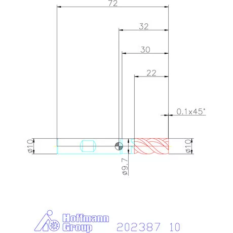 Garant Garant Master INOX VHM maró HPC 10 mm
