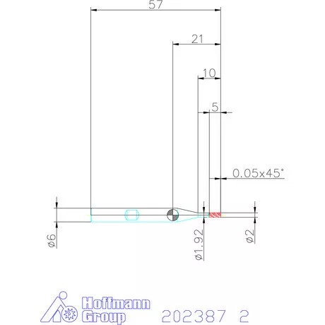 Garant Garant Master INOX VHM maró HPC 2 mm