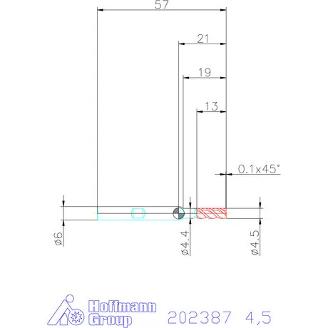 Garant Garant Master INOX VHM maró HPC 4,5 mm