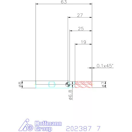 Garant Garant Master INOX VHM maró HPC 7 mm