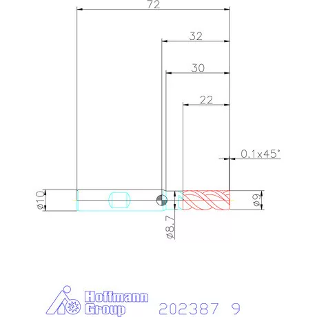 Garant Garant Master INOX VHM maró HPC 9 mm
