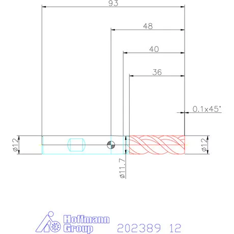 Garant Garant Master INOX VHM maró HPC 12 mm