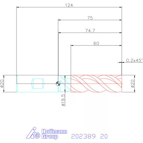 Garant Garant Master INOX VHM maró HPC 20 mm