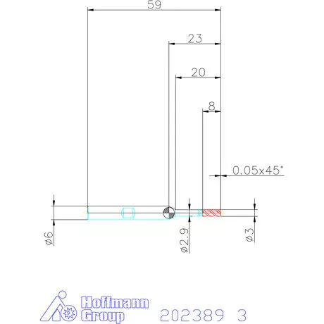 Garant Garant Master INOX VHM maró HPC 3 mm