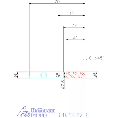 Garant Garant Master INOX VHM maró HPC 8 mm